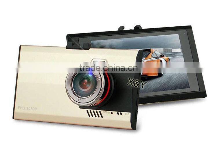 3inch motion detection and stop guard fisheye lens car dvr XY-T360