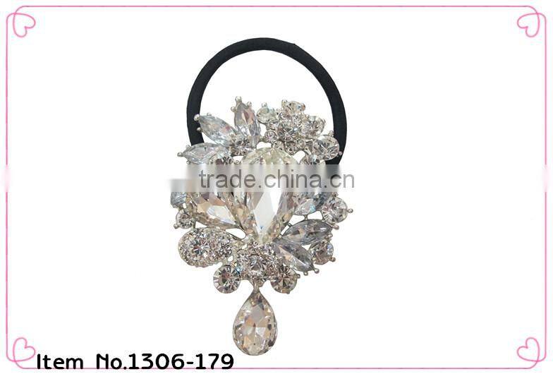 high quality crystal ponytail holders for women