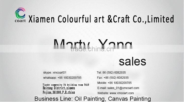 handmade modern scenery art painting for bedroom