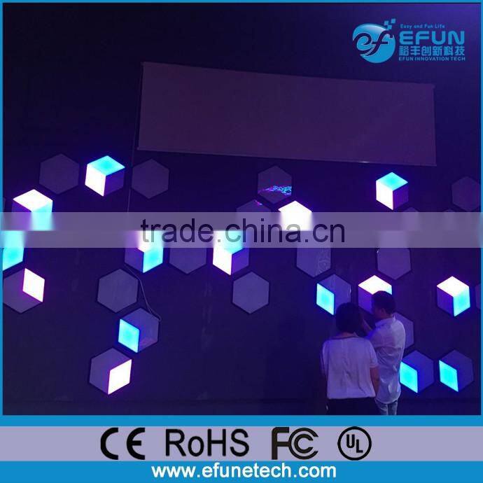 3D visual effect led honeycomb light for disco/dj/nightclub wall background light decorative