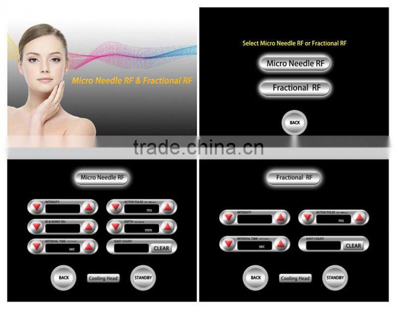 2016 PINXEL-2 Microneedle RF and Fractional RF beauty Machine/ ematrix sublative rejuvenation machine/ face machine infrared