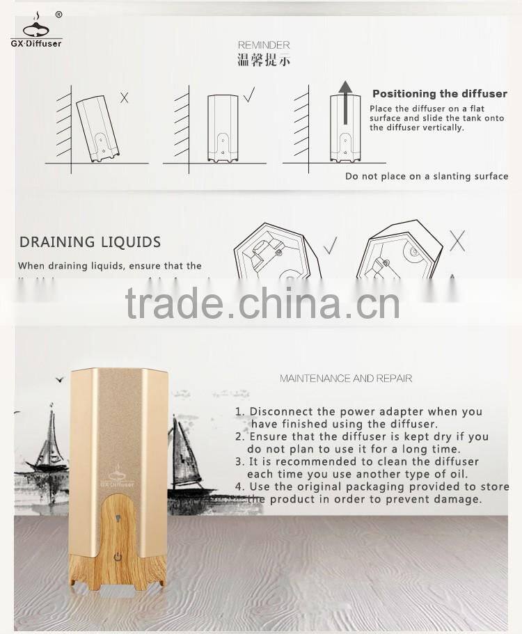 GX Diffuser air purifier china USB/wooden aroma diffuser/essential oil diffuser
