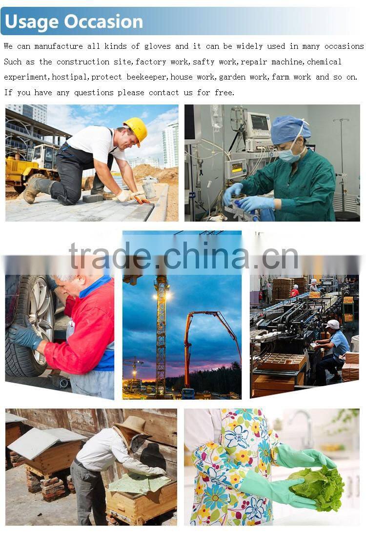 EN380 China Supplier Safety Working Polyester And Nitrile Coated Glove