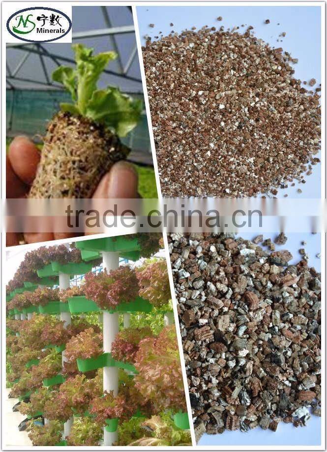 hydroponics growing media Vermiculite for horticulture
