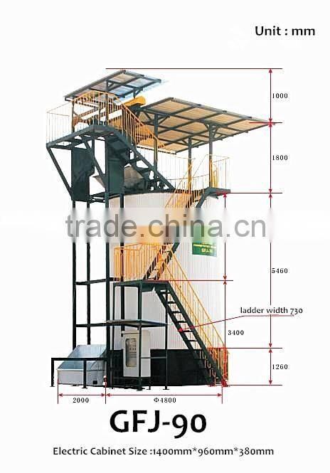 Goldenest Waste to organic fertilizer fermentation compost equipment animal poultry manure processing machine for sale