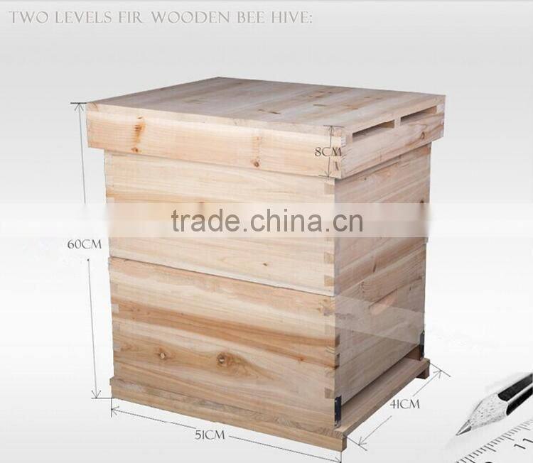 Langstroth beehive two-level bee hive china supplies B-7L