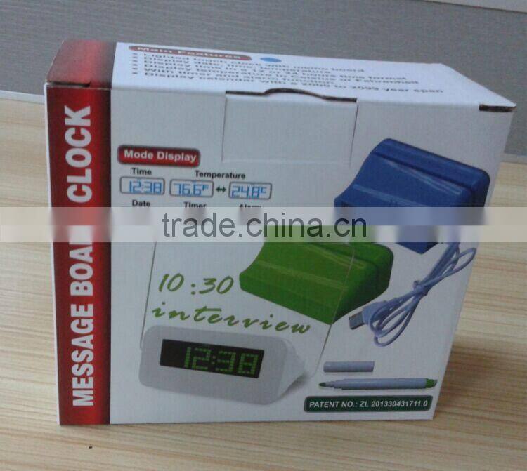 Fancy digital projcetor alarm clock led alarm clock with usb port
