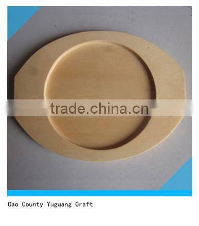 high quality unfinished Wood Dinner Plate for Dinner and Restaurant