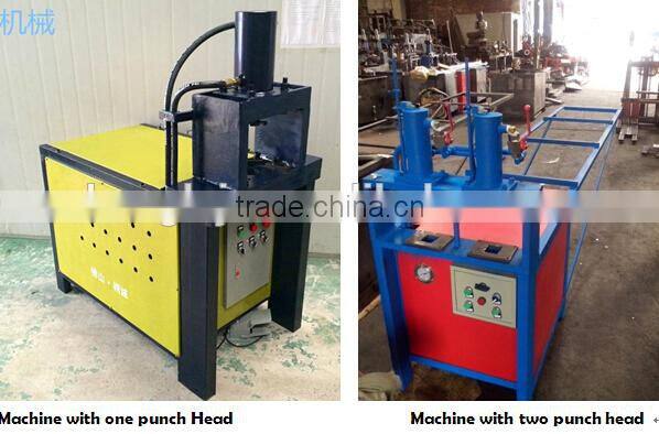 Industrial Metal Steel Tubes Punching Machine / Steel pipes hole punching machine