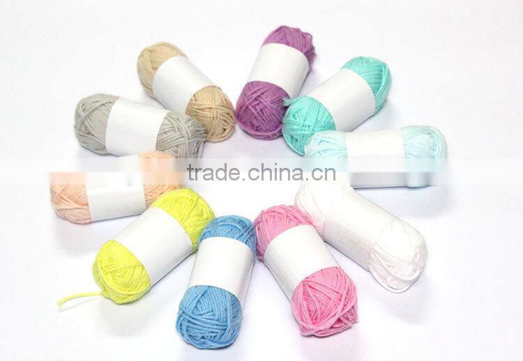 Popular 100% dyed Mercerized cotton yarn