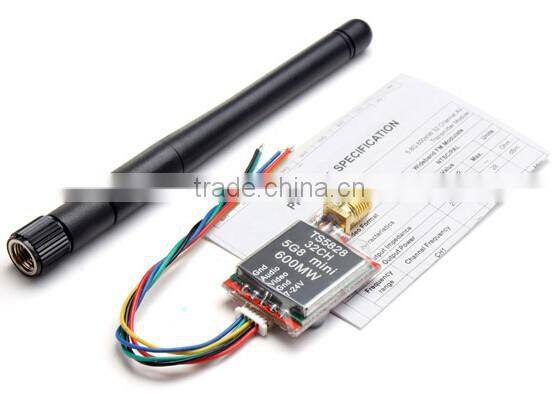 TS5828 5.8GHz 32 Channel 600mW FPV AV Wireless Video Q Transmitter TX