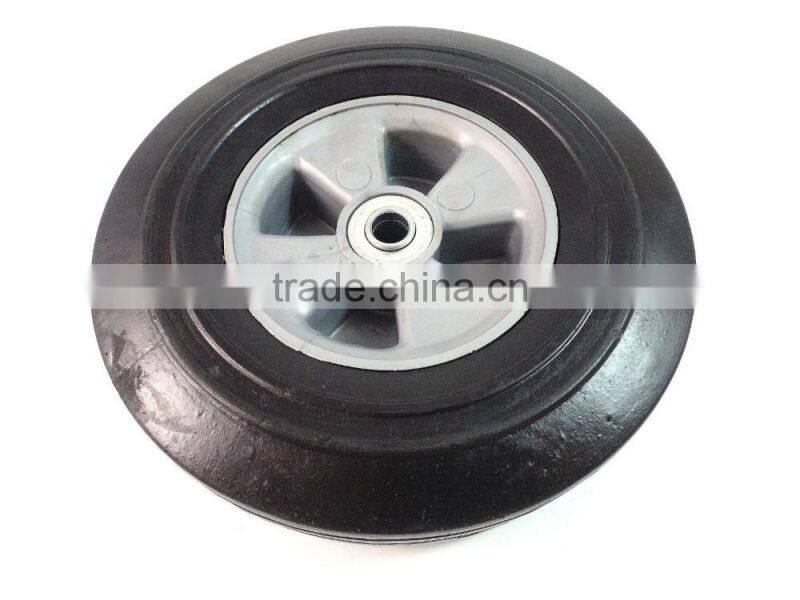 hand truck tire with plastic hub semi pneumatic 10" x 2.5 wheel