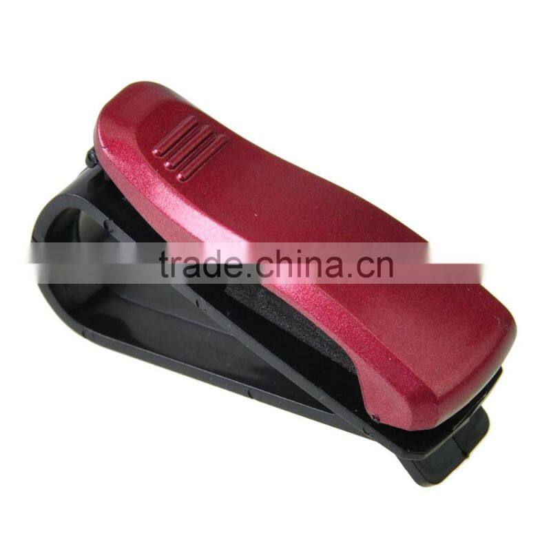 2016 ABS Portable Clips Car Vehicle Sun Visor Sunglasses Eyeglasses Glasses Ticket Holder Clip