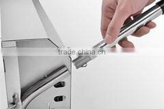 Stainless steel charcoal barbecue grill & Camping convenient barbecue grill