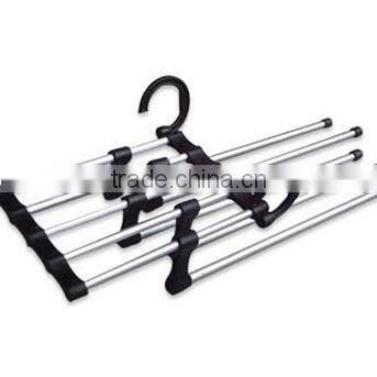 Wholesale from china 5 In 1 Stainless Steel Hanger Organizer Trousers Rack Tie