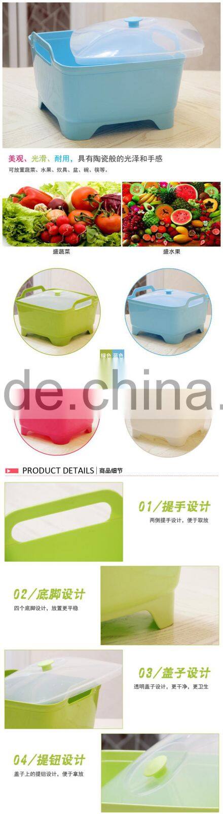 kitchen vegetable fruit storage case- blue