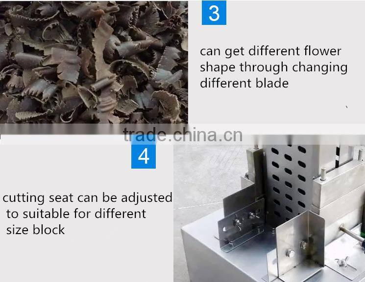 Stainless steel chocolate shaving cutting machine on sale