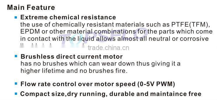 mini size dc motor electric ink pump for oil based, oil based ink pump