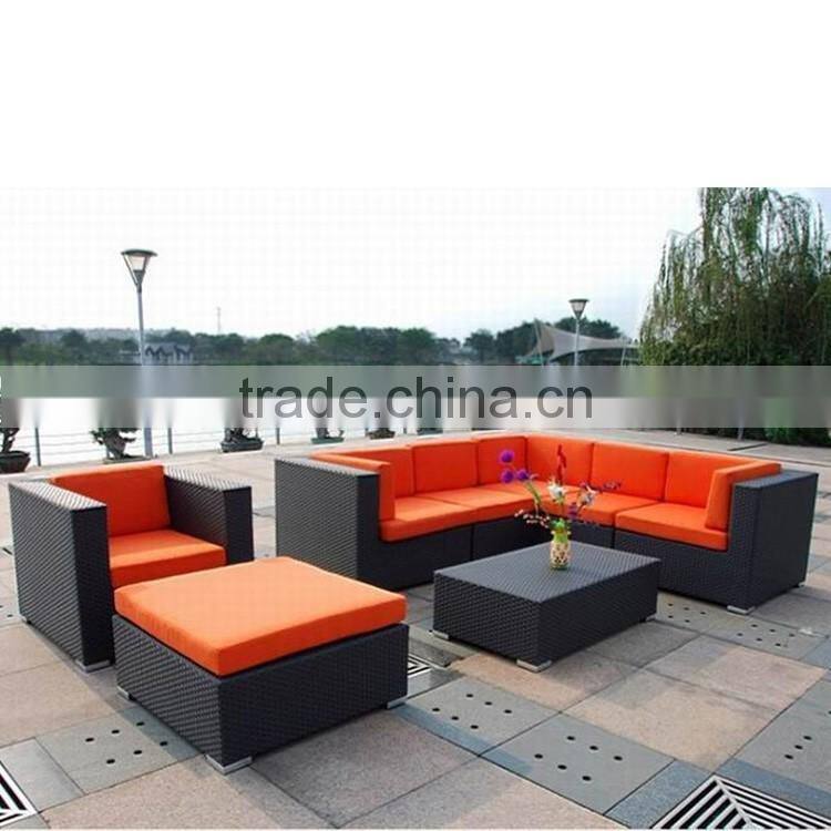 S&D 2016 Wholesale Synthetic Rattan Furniture Garden Sofa Outdoor Furniture