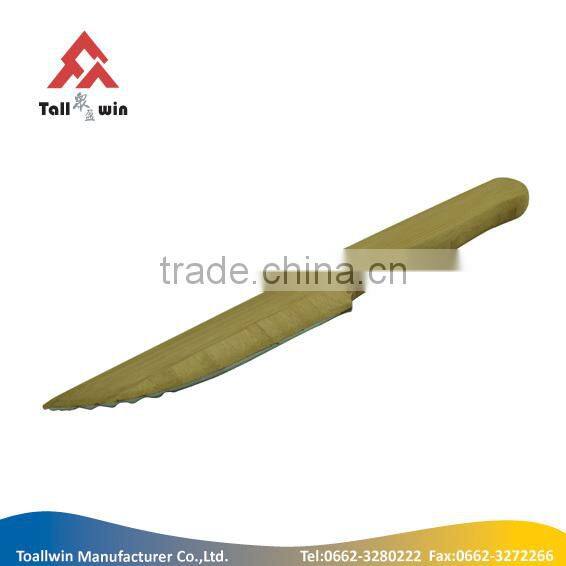 high quality bamboo bread knife with bread board set