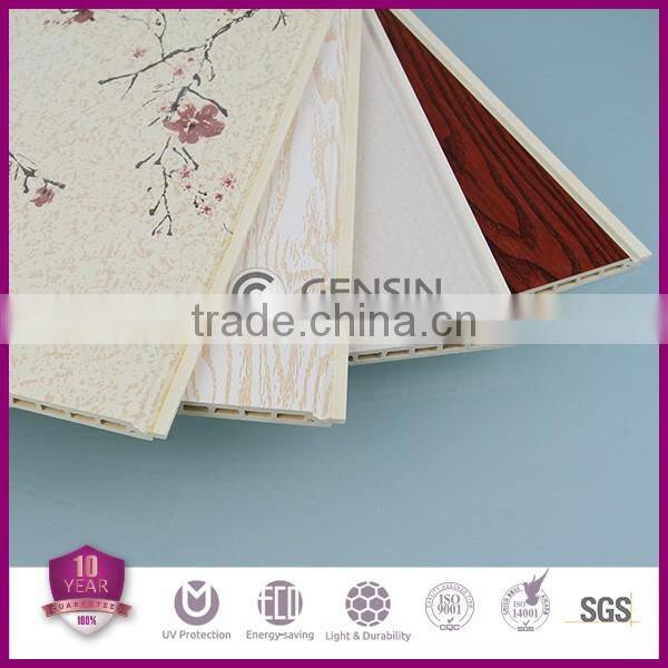 Indoor decorative Eco-friendly laminated WPC panel
