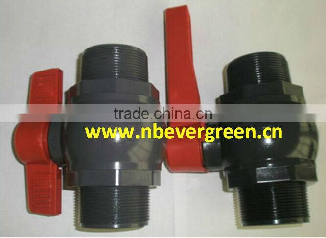 Full-port Male PVC Ball Valve