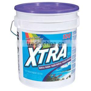 Detergent Bucket with Metal Handle And Lid For Sale, Washing Powder Container in Bottles