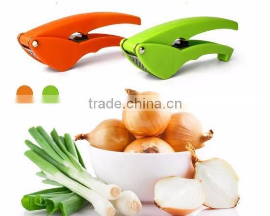 cy286 ABS +Stainless Steel Handled Easily clean Garlic Press