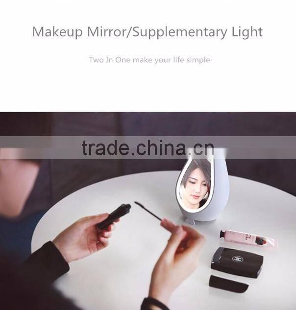 Simple Fashion Multi-functional Cute Bear Desk Clock With Mirror/LED Back Light/Bluetooth Speaker/Temperature Digital Clock