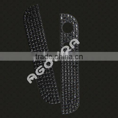 Fashion luxury rose gold diamond housing,external antenna For iPhone 5 5S