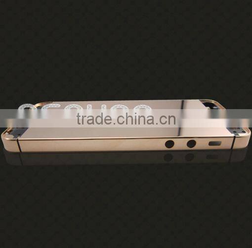 For iphone 5s 24ct. rose gold edition luxury back phone housing case,phones housing