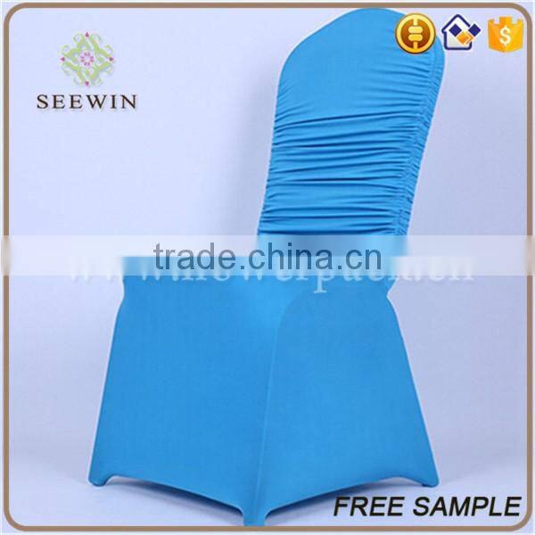 normal pattern ruffled cheap spandex chair cover