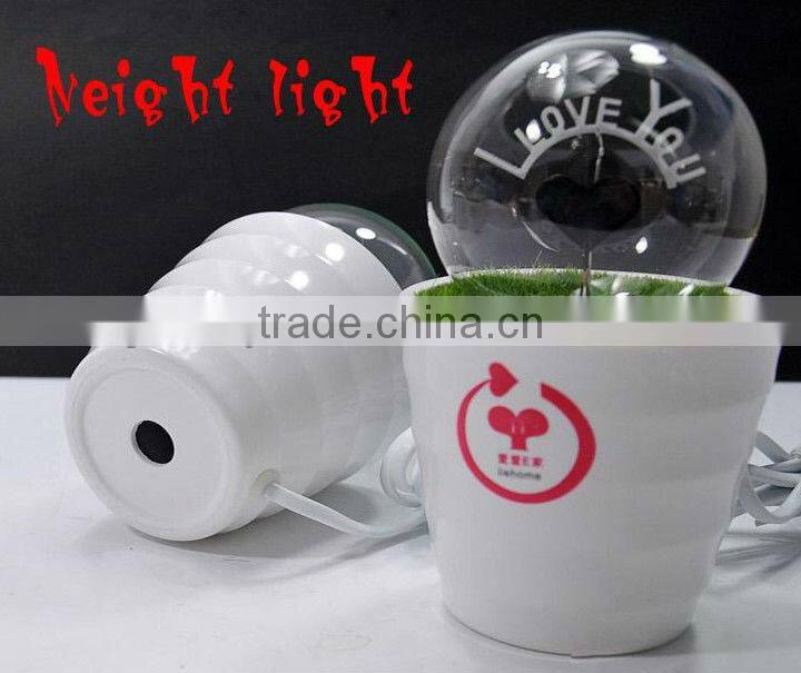 Supply Smart touch romantic potted Nightlight / table lamp