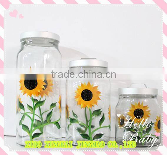 airtight glass jars with lid