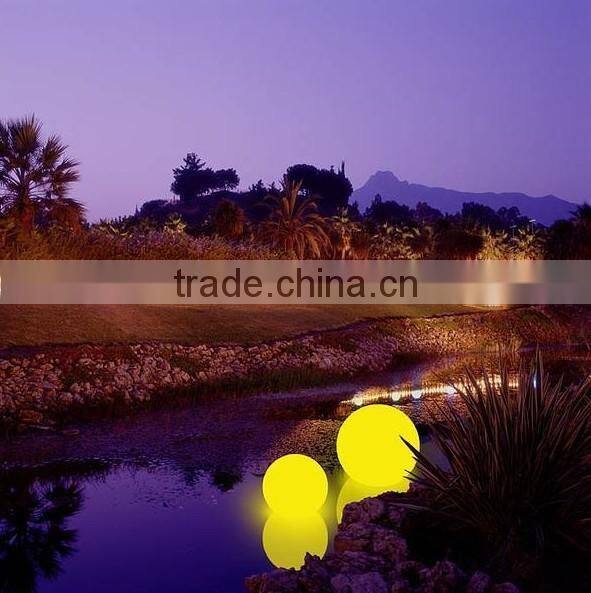 led glow swimming pool Balls /pond RGBW ball