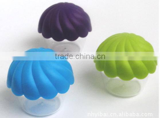 Plastic cake container with lid /plastic candy container