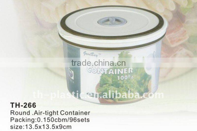 Plastic airtight food containers and storage boxes