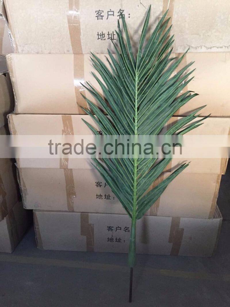 SJL0004 Artificial palm leaves outdoor with uv protected ,1.6M long fake palm leaf
