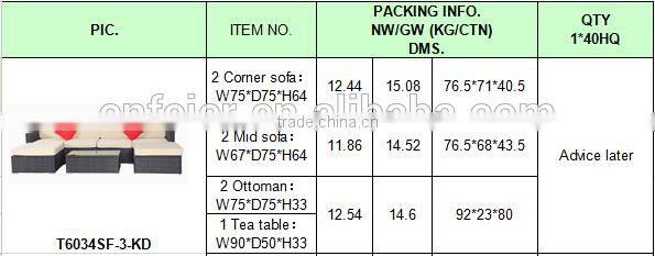 2015 hot sell outdoor rattan furniture