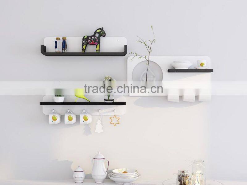 2017 new design home wall decoration U Shaped Floating Wall Shelf
