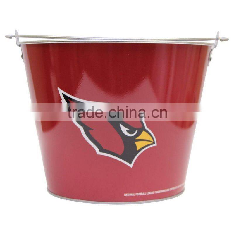 Multi-Colour Mini Metal Plain / Heart Wedding Party Christening Favour Gift Pails Tin Buckets