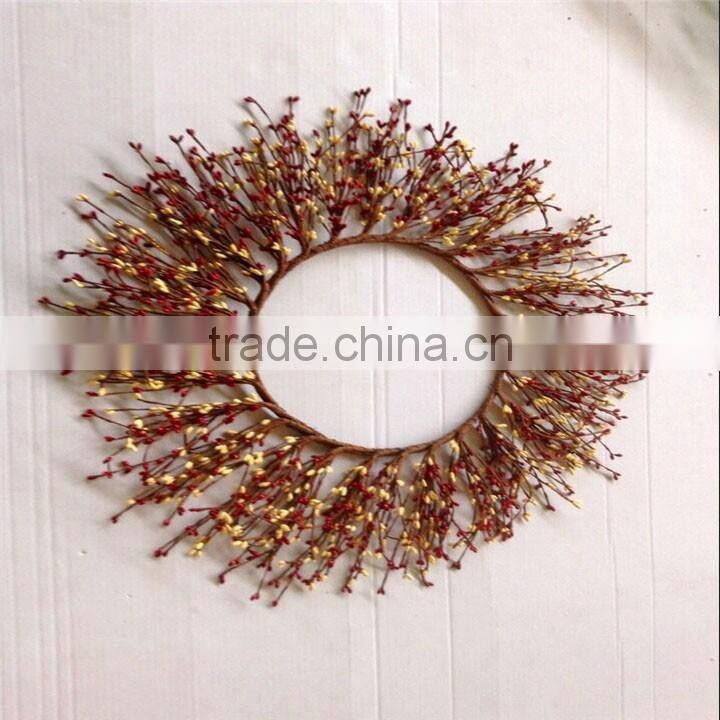 Factory direct sales Christmas candle garland decorative wreath