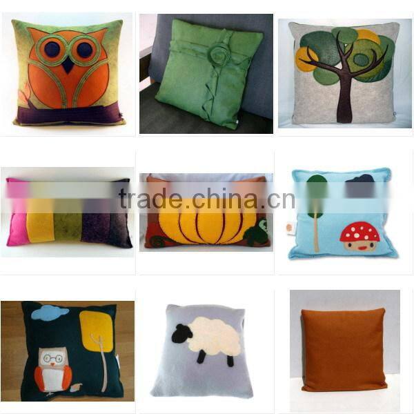 2017 fashion new nonwoven polyester felt fancy custom printed fabric cushion cover for office chair wholesale manufacturer OEM