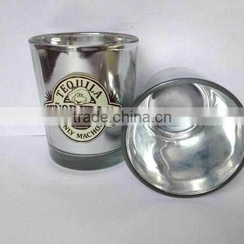 hot sale 3oz shot glass candle holder with customer design