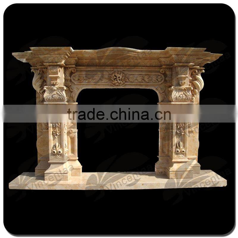 85 Popular Designs Modern Stone Fireplace with low price