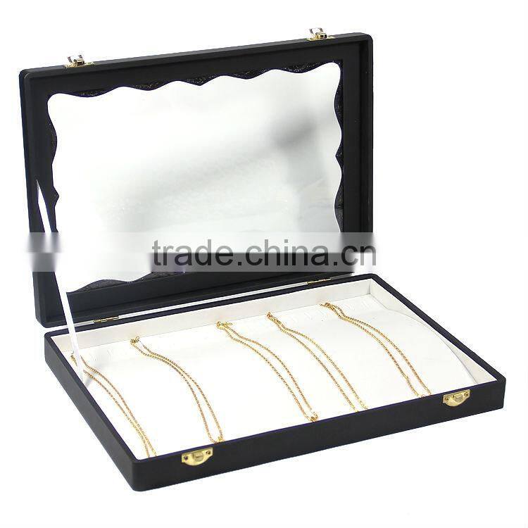 Leather Necklace Tray bracelet display(HZ-15)