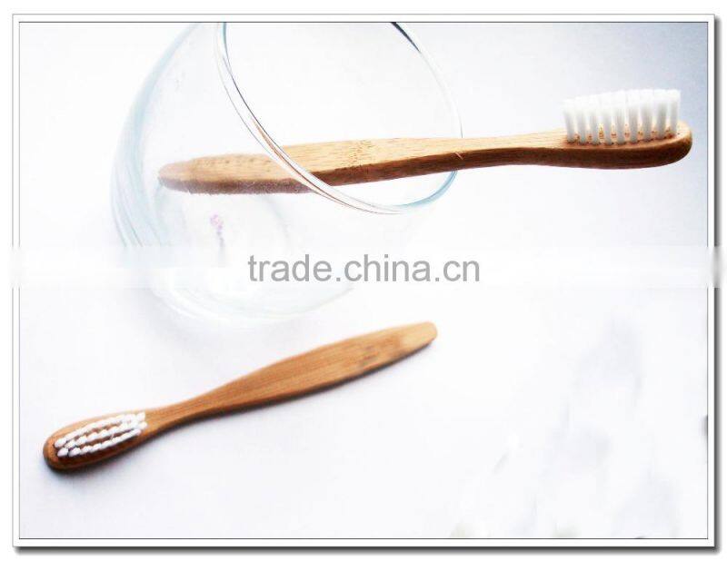High quality fashion environmental pure bamboo toothbrush for kids