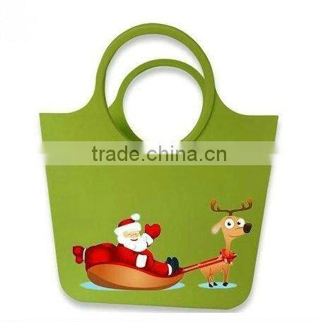 Ladies Design Jelly Rubber Silicone Tote/Weekend Shopping bag/Handbag Shoulder (chrismas gift for girls)
