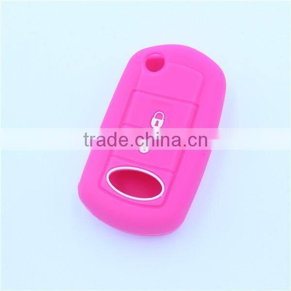 Silicone Cover fit for LAND ROVER Flip Remote Key Case Shell Fob