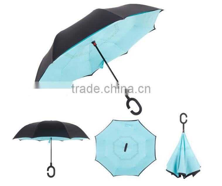 Custom Logo New Invention 190Tpongee Umbrella